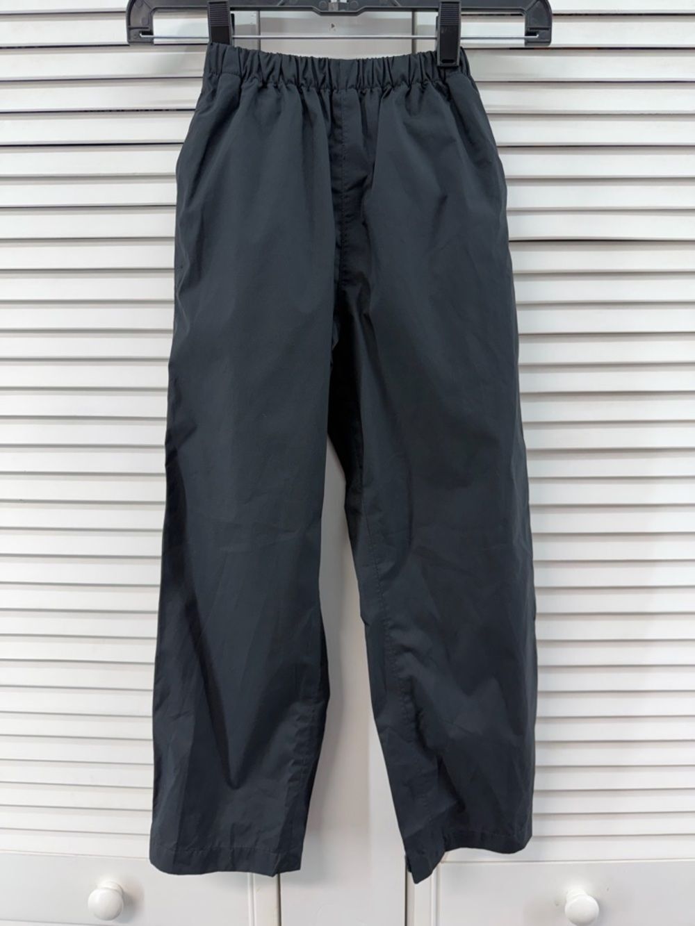 Columbia titanium boys size Xs 6-7 Black Omni tech rain Pants